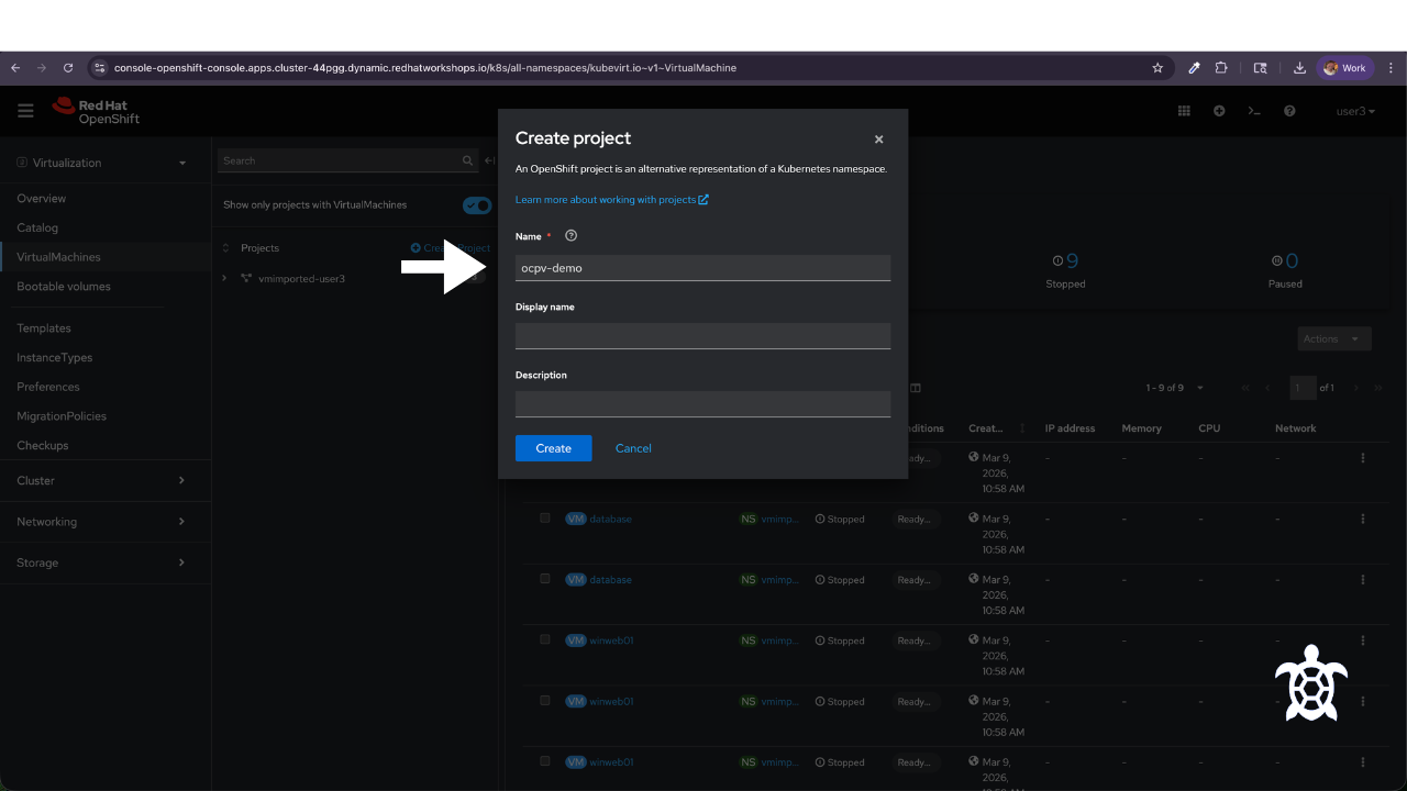 ocpv-create-project-ocpv-demo