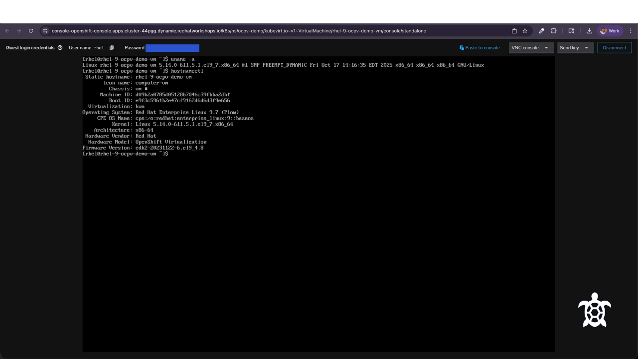 ocpv-virtualmachines-web-console-hostnamectl